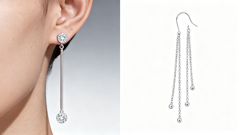 Dangle Earrings or Drop Earrings