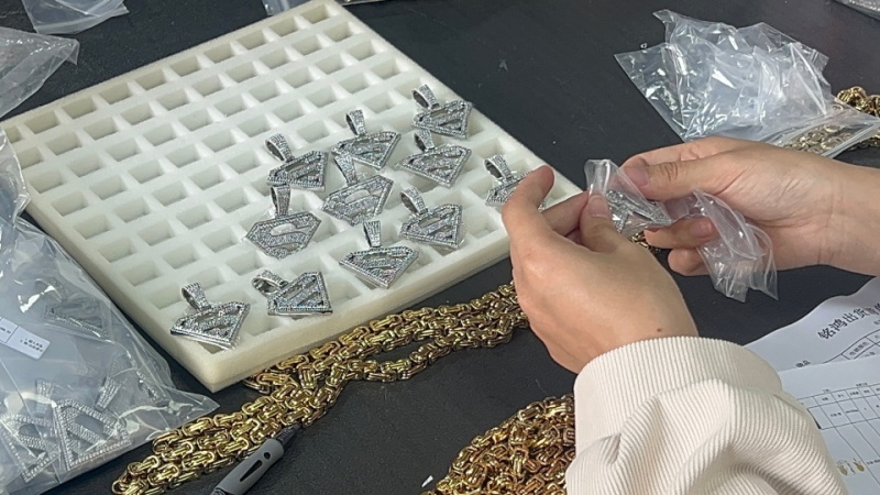 Bulk production often reveals inconsistencies in stone setting, plating thickness, polishing precision