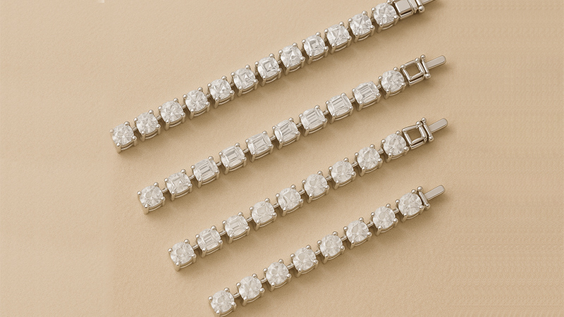 The round modern alternative is the princess square cut