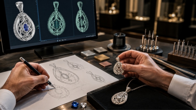 Can You Make Custom Jewelry Without a Finished Design