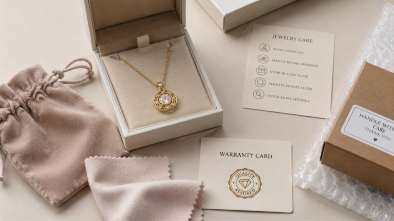 Aftercare, Warranty, and Shipping for Customized Jewelry
