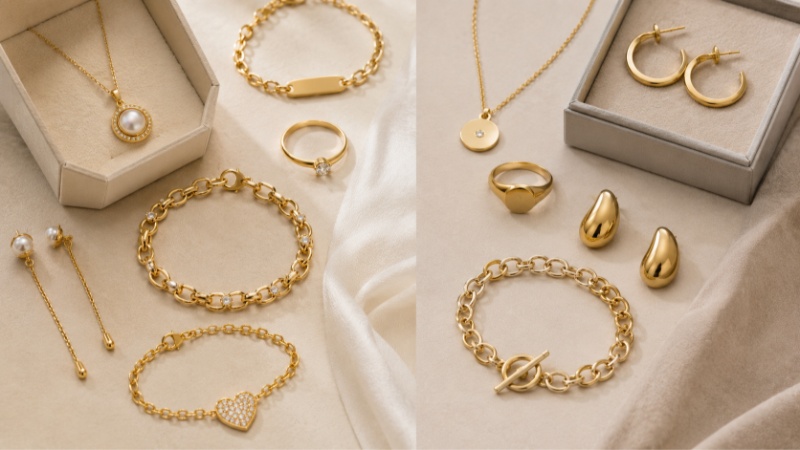 Gold vermeil may be the better option when a brand wants a sterling silver base, higher material value, premium pricing