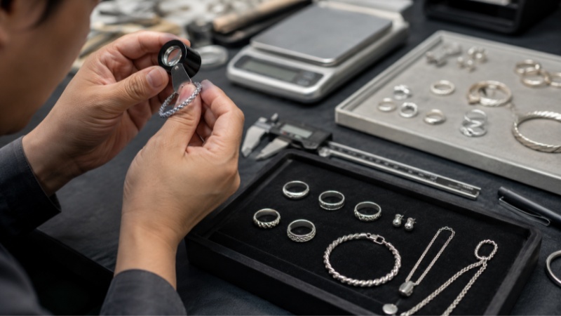 Authentication matters because fake or unclear silver jewelry can create pricing mistakes