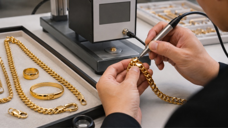 Before placing an order, buyers should confirm whether the jewelry is brass, stainless steel