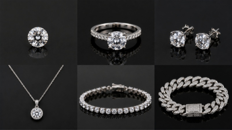 Many buyers search for moissanite per carat price, but most jewelry brands are not only buying loose stones.