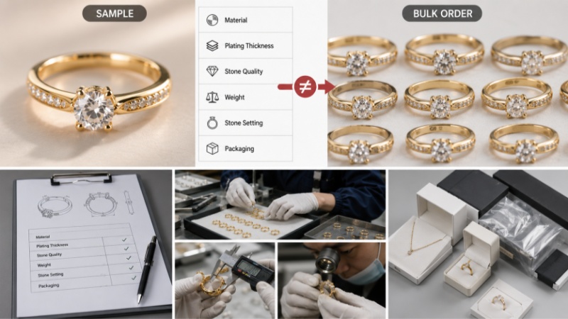 Sample and Bulk Order Differences