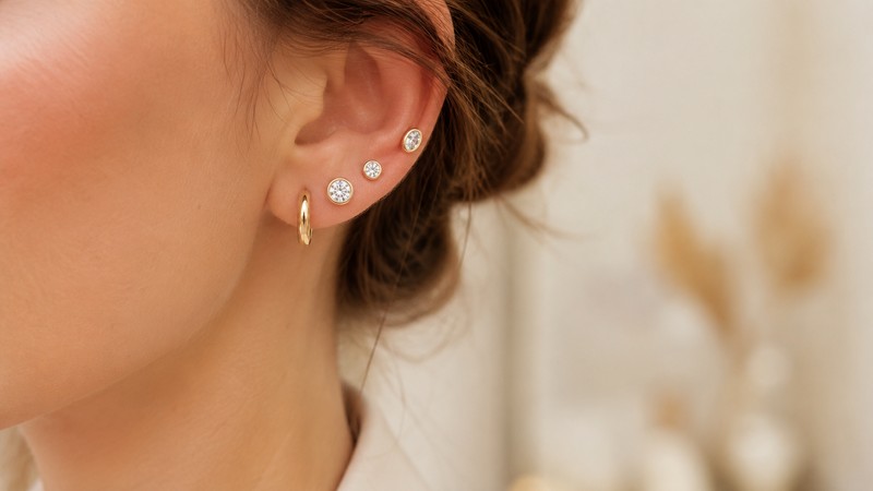 Bezel settings offer a cleaner and lower-profile alternative to high prongs.