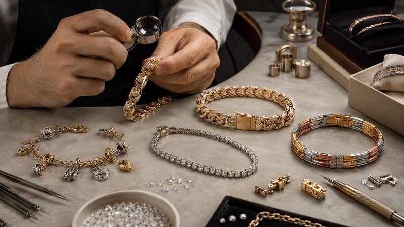 Production cost increases with metal weight, chain complexity