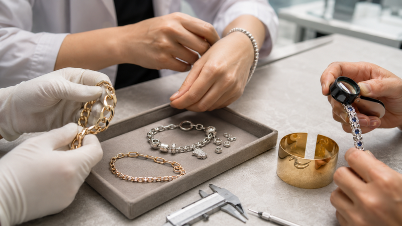 Bracelets face more movement and friction than many earrings or pendants.