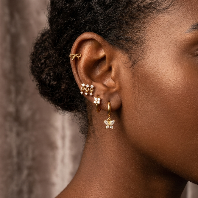 brass earrings