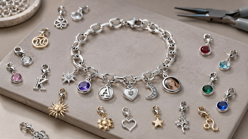Personalized bracelets will move from fixed charm combinations