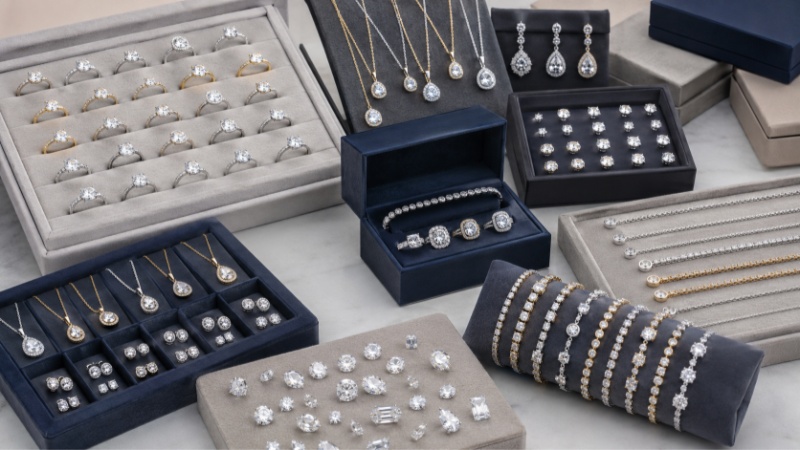 Moissanite jewelry wholesale means buying moissanite rings