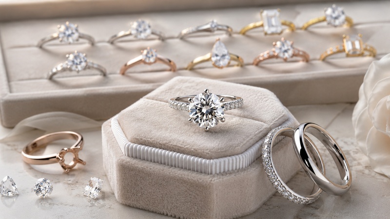 Diamonds Factory is more focused on bridal jewelry, engagement rings