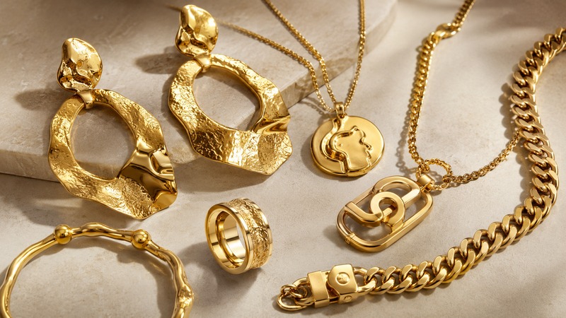 Gold plated brass works best for products that benefit from detailed shaping