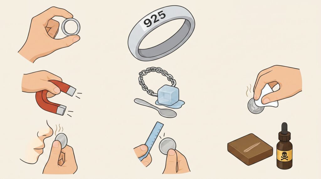 How to Spot Fake Silver Without Acid Testing
