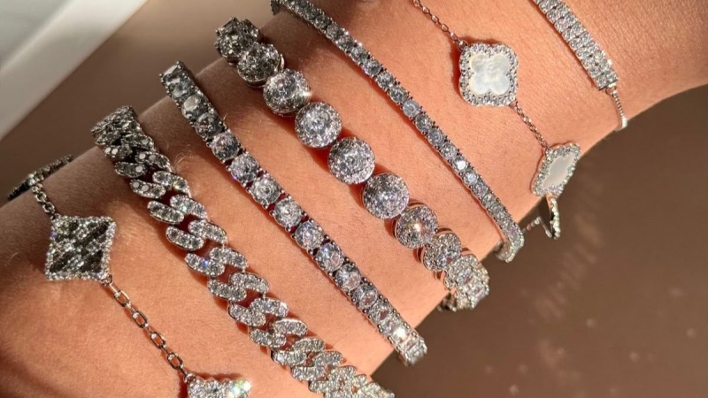 These bracelets are entry-level options. But they show their true colors in trendy