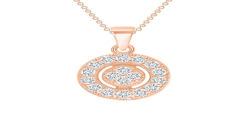 Rose gold necklaces as promise jewelry are the popular choice of couples for anniversary gifts.