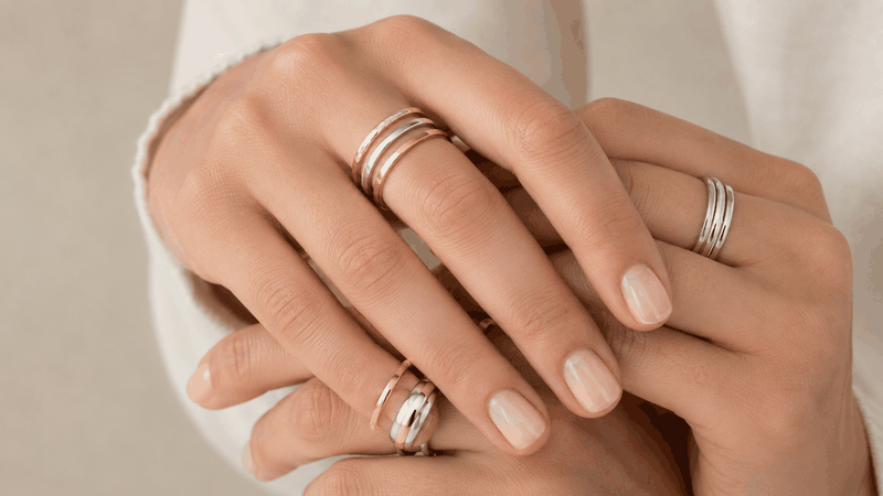 How to Mix Metals When Stacking Rings