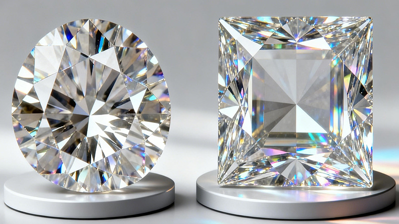 The well-designed diamonds look bigger, brighter, and elegant. A diamond cut is essential