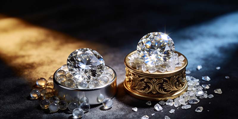 What's the price difference between moissanite vs diamonds