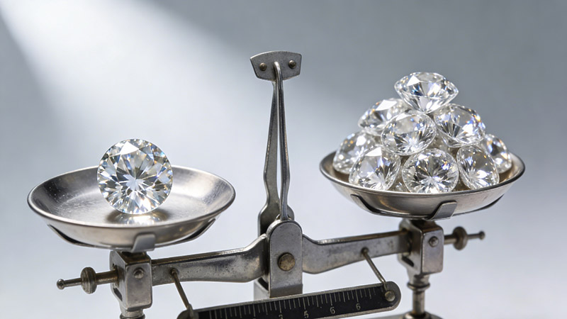 Moissanite exhibits extraordinary fire and sparkle, even in larger carat weights