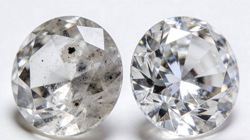 Color is another pricing determinant. Colorless moissanite stones are the most desirable and therefore more expensive