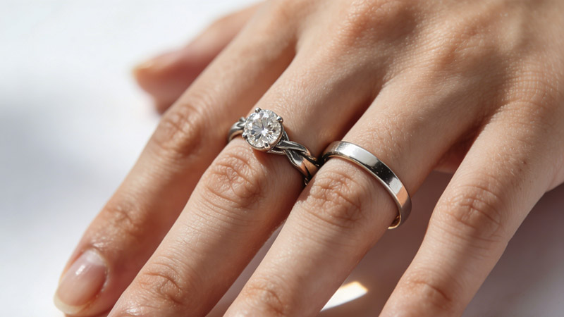 Be flexible in your choice of and wear the engagement band to ensure a comfortable fit.