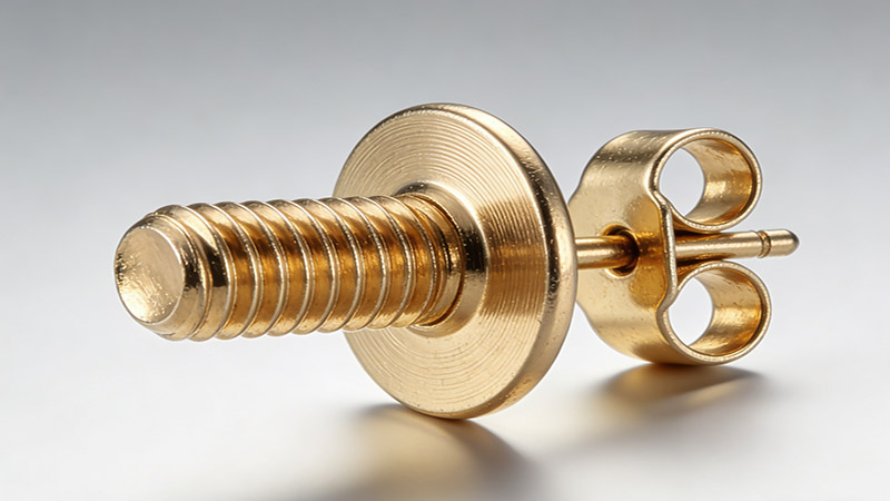 As their name suggests, these types of earring backs work on crew closure mechanisms and only go with threaded earring posts.