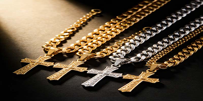  We also manufacture gold-plated link chain. 