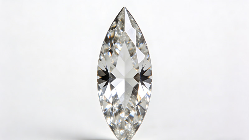 The marquise shape, with the elongated shape, maximizes the visible surface area