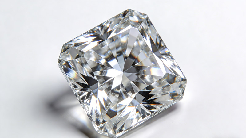 The princess-cut diamonds are famous for their modern square shape and brilliant faceting. 