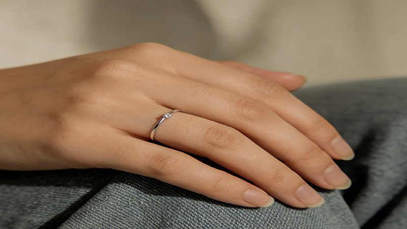 Some people adopt another finger, like the right hand, the middle finger, or even the pinky promise rings.