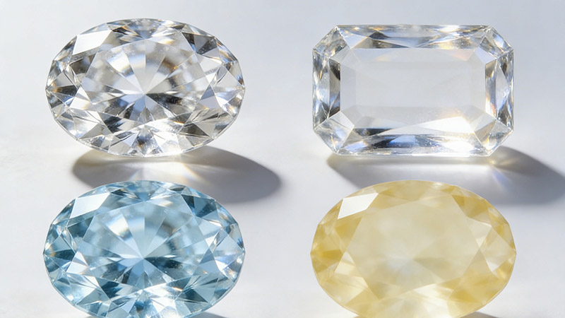 Understand the appearance, characteristics, and hardness of each gemstone, and choose the most suitable diamond alternative