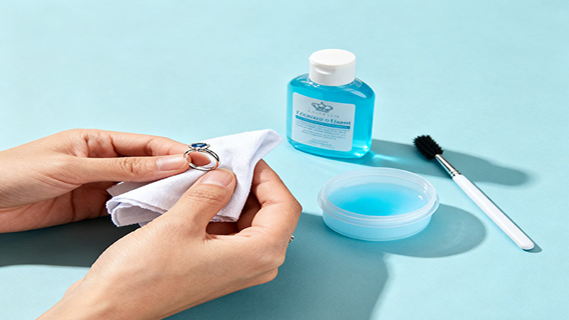After choosing the perfect ring, clean your ring regularly. 