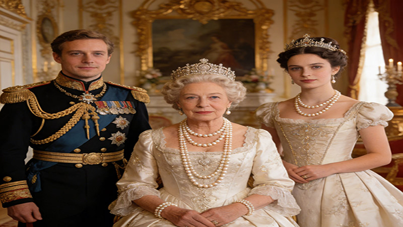 The pearl necklaces are not just an accessory. The European, during the Victorian era and the Renaissance,