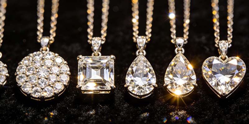 The cut of a diamond is one of the most important factors influencing the beauty and price of a diamond necklace.