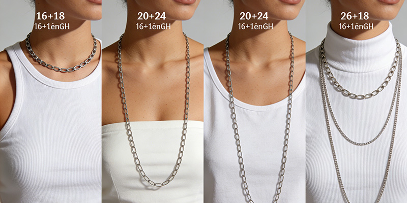Deciding on the right chain matters a lot. If the necklace is too short, it can irritate you