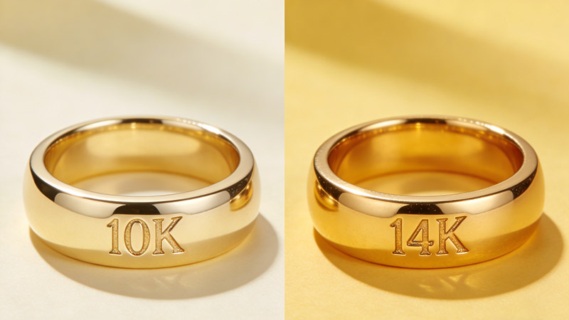Difference Between 10K and 14K Gold Purity