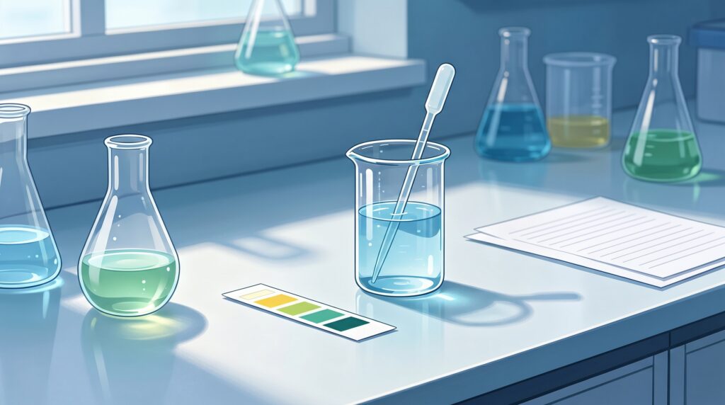 Nitric acid kits safely test alloys when you wear gloves and work outside. 