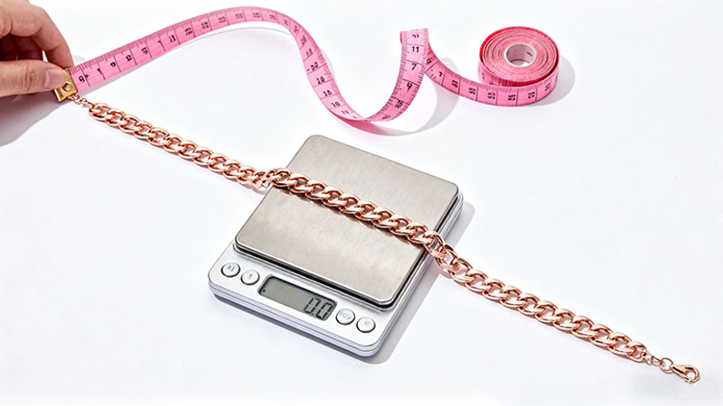 When choosing an appropriate jewelry clasp, the size and weight of the chain are important.